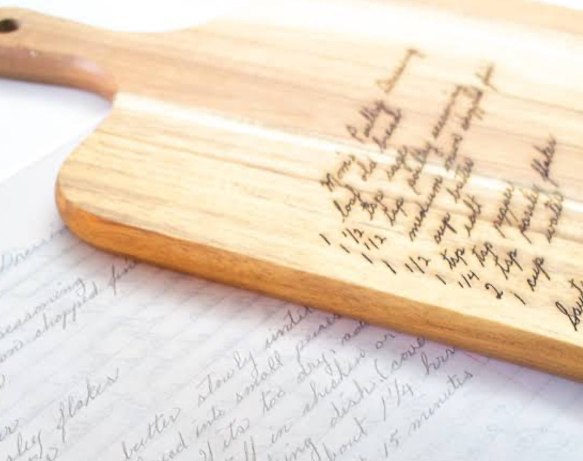 Custom Handwritten Laser Engraving
