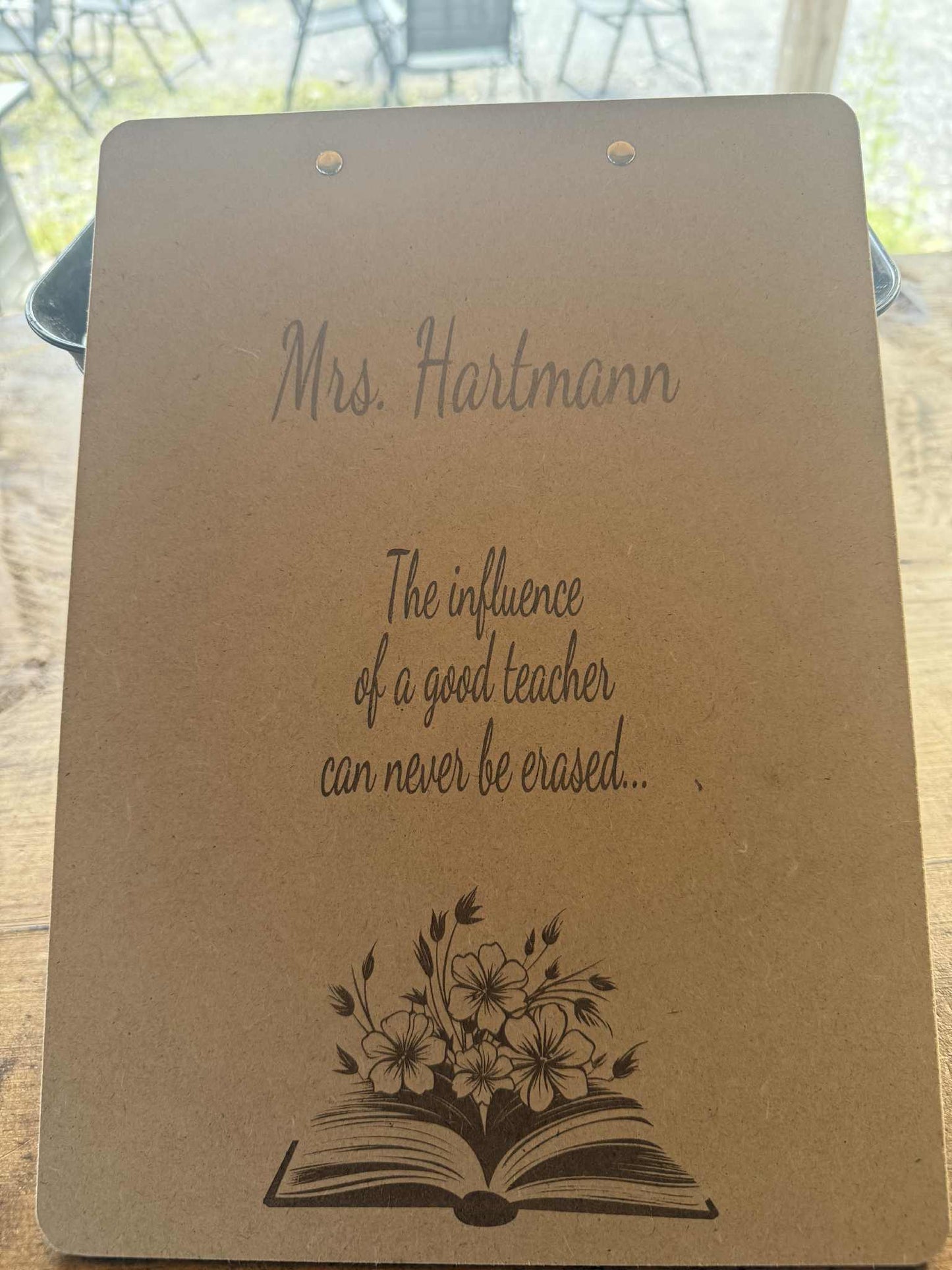 Laser Engraved Clipboard