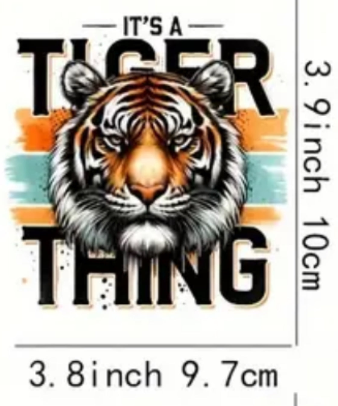 Tiger Iron on Transfers