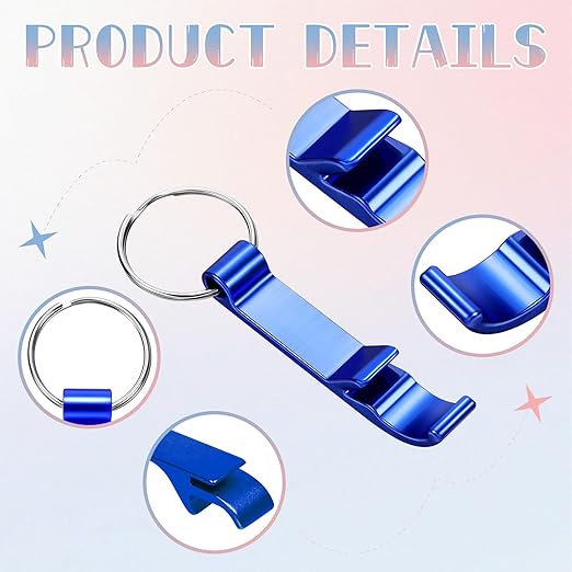Custom Laser-Engraved Bottle Opener Keychain