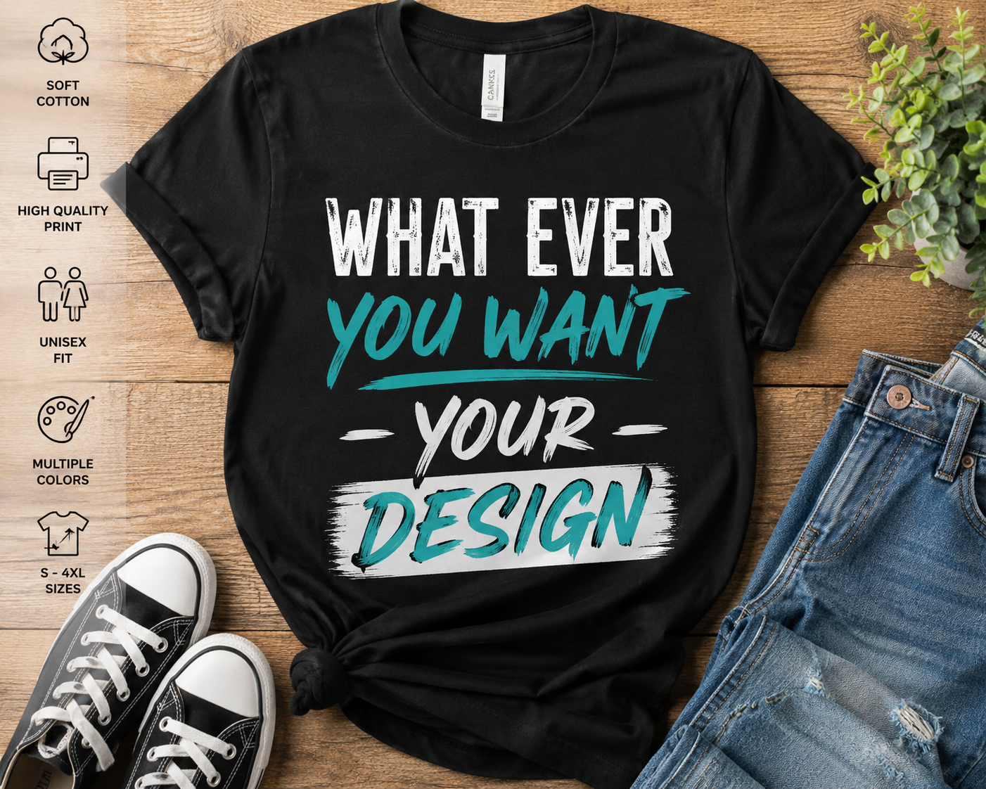 Custom Photo - Graphic T-Shirt