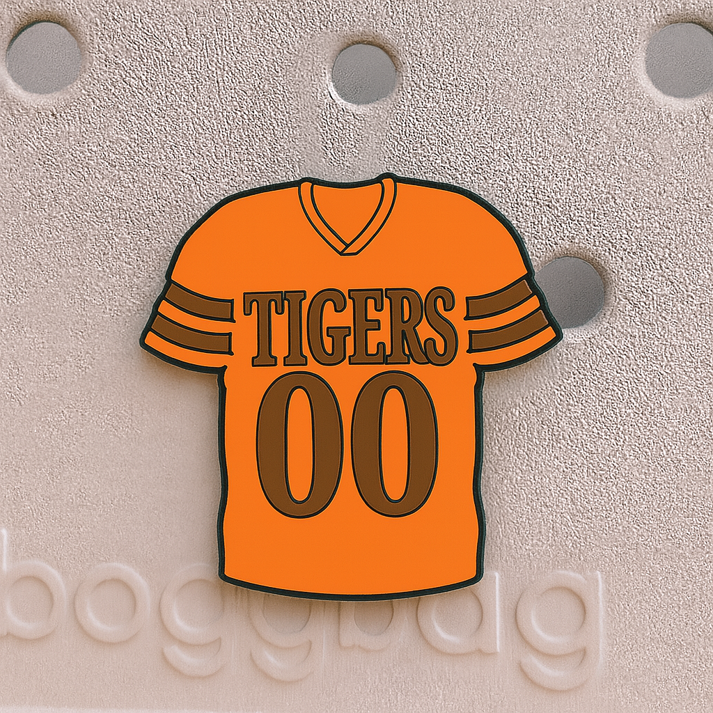 Personalized Jersey Bogg Bag Charm
