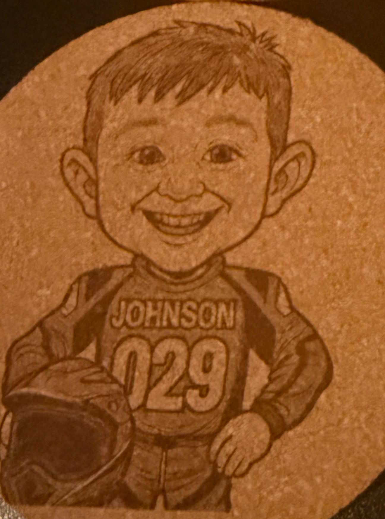 Grant Character Cork Coaster