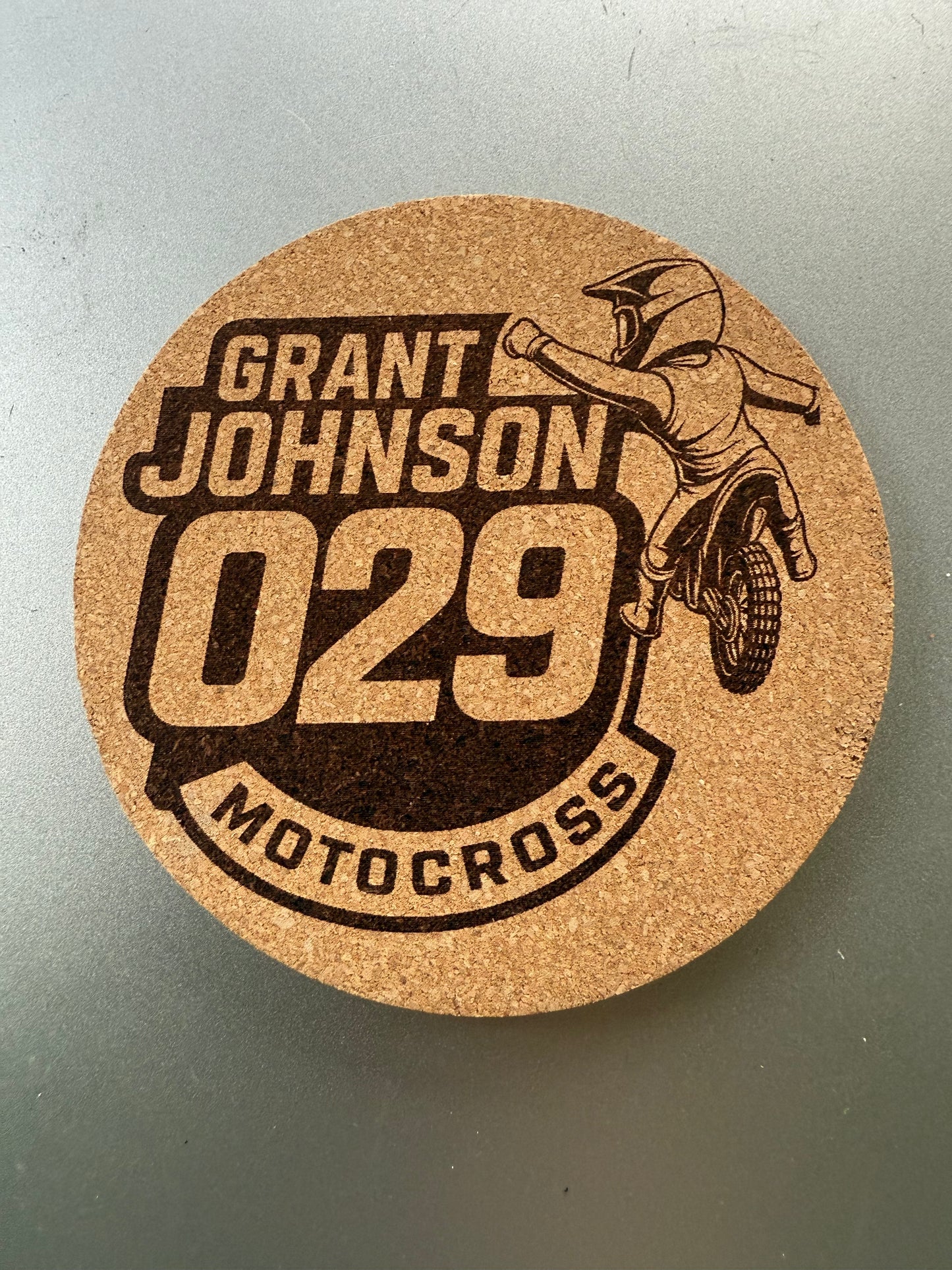 Johnson Racing Cork Coasters
