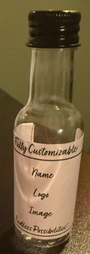 Customizable Mini Liquor Bottles