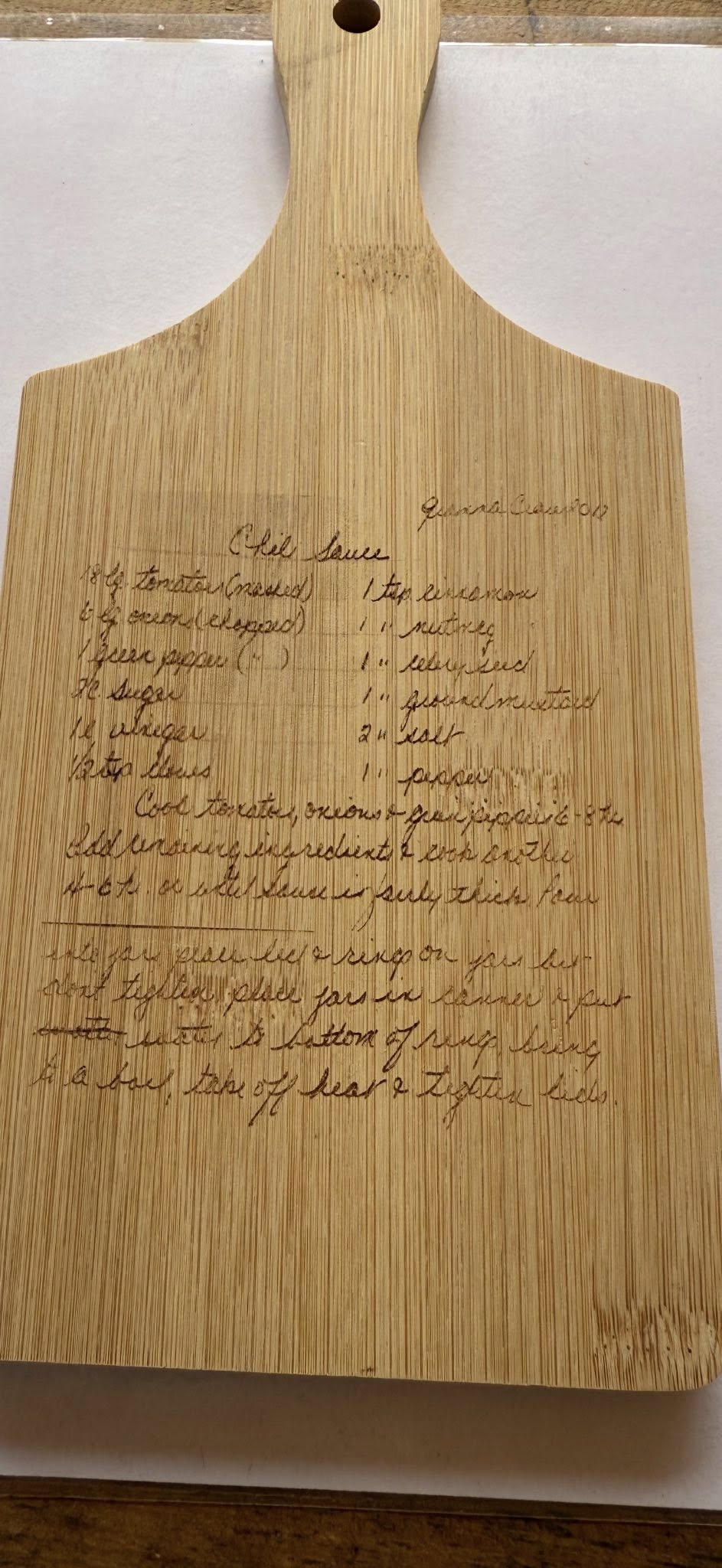 Custom Handwritten Laser Engraving