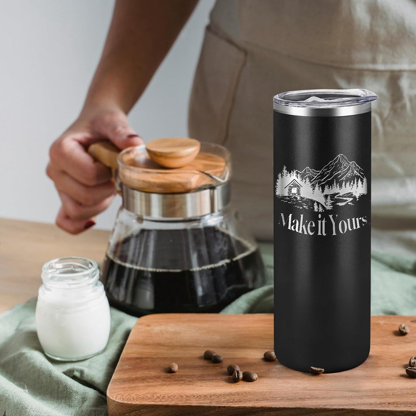 20 oz Custom Laser Engraved Tumbler