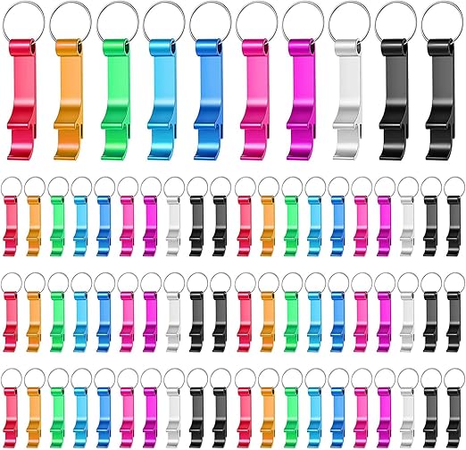 Custom Laser-Engraved Bottle Opener Keychain