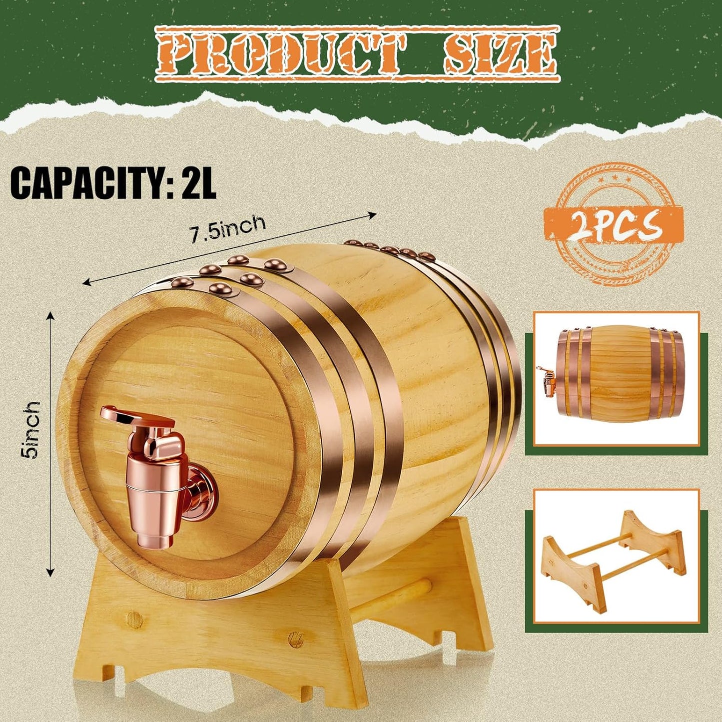 Personalized Spirit Barrel