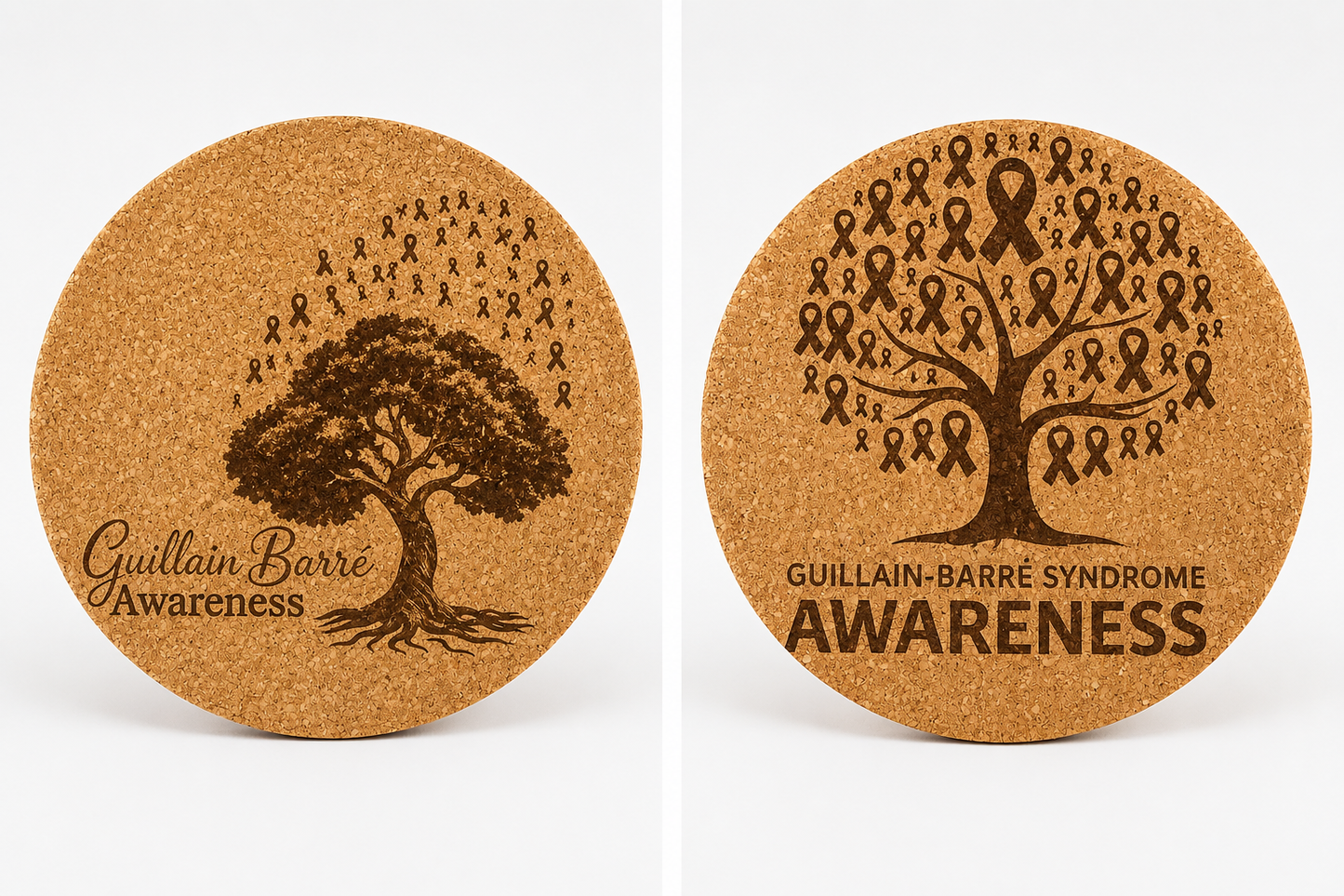 Engraved Cork Coaster