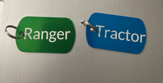 Engraved Key Tag