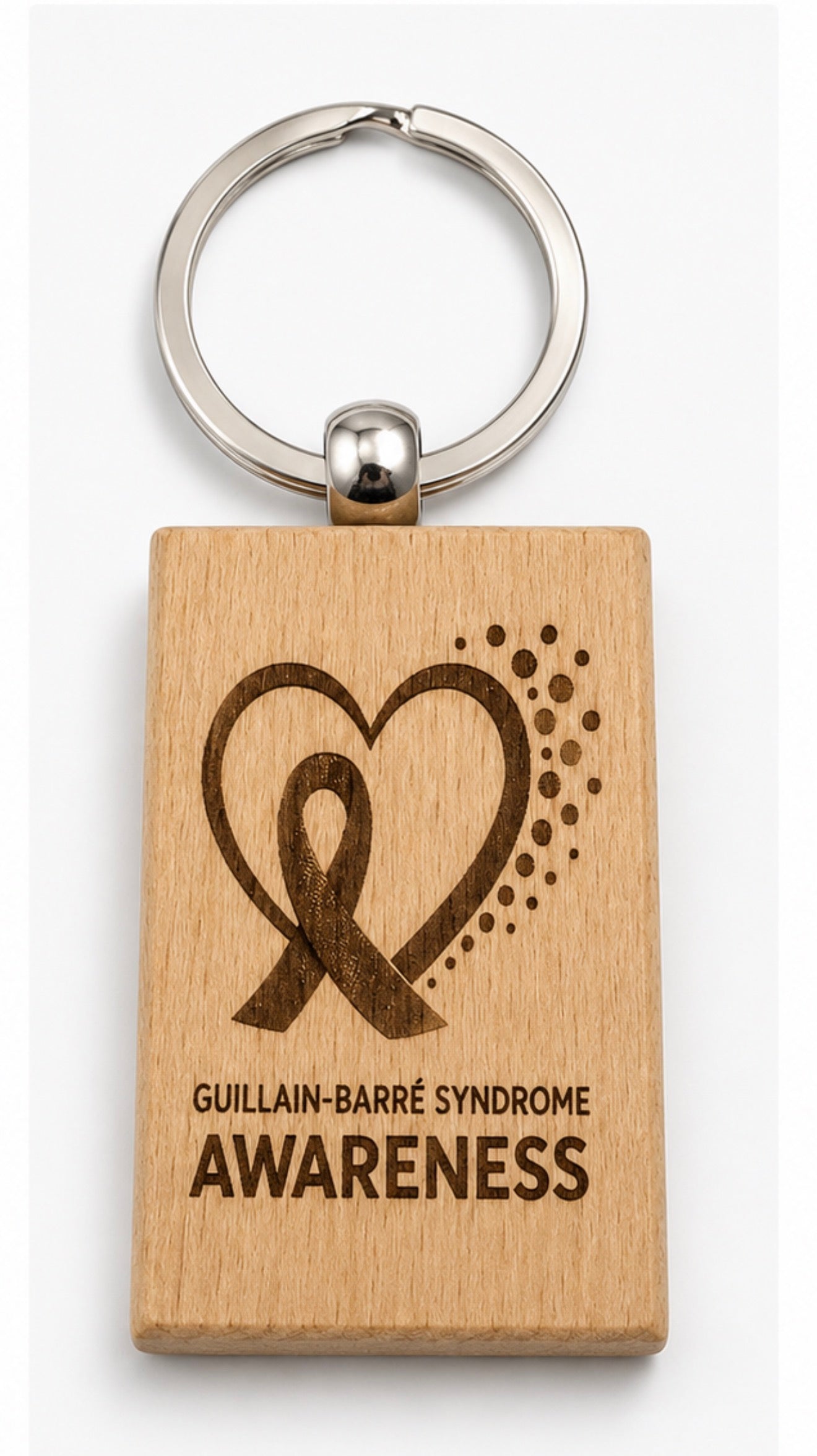 Engraved Wooden Keychain