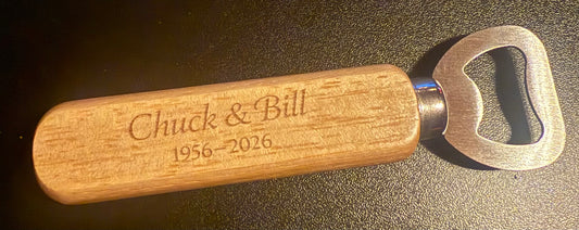 Chuck & Bill Bottle Opener