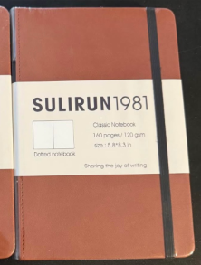 Engraved Leather Notebook