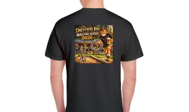2026 Horseshoes- Graphic T-Shirt | Front + Back Print